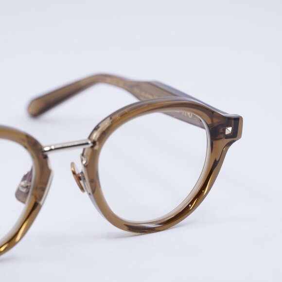 Valentino V-ESSENTIAL-IV VLX-132D AF Eyeglasses Brown 46mm Round Frame - Picture 2 of 11